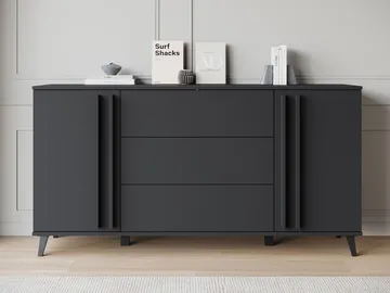 Torvos Lipasto 150 cm - Musta - Säilytys - Säilytyskalusteet - Lipasto