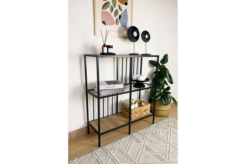 Travos Skänk 80x30 cm, Luonnollinen/Läpinäkyvä