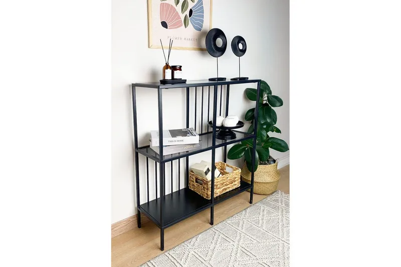 Travos Skänk 80x30 cm, Musta