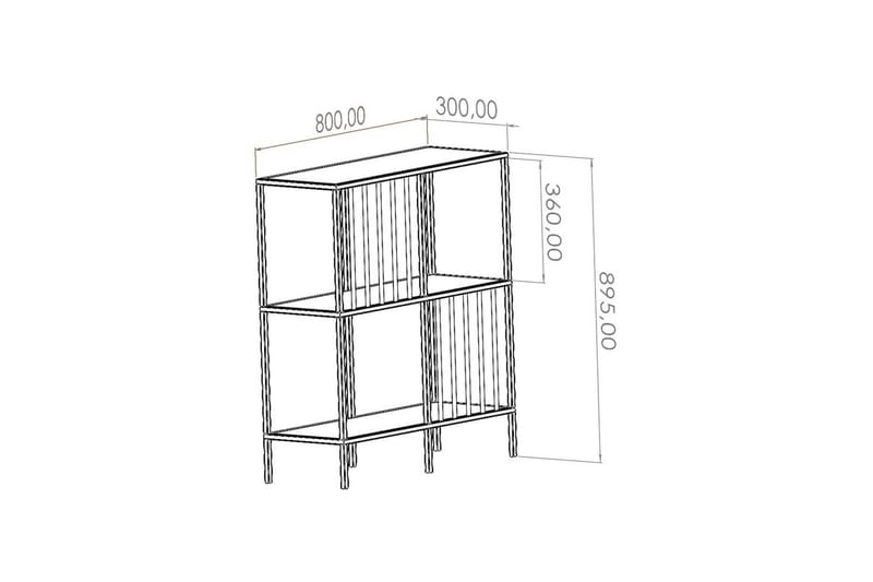 Travos Skänk 80x30 cm - Musta - Säilytys - Säilytyskalusteet - Senkki