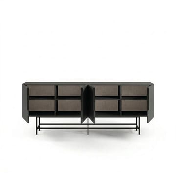 Truvia konsolipöytä 200x77,9x40 cm - Antrasiitti/Musta - Säilytys - Säilytyskalusteet - Senkki