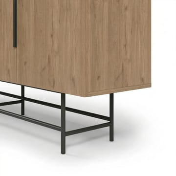 Truvia konsolipöytä 200x77,9x40 cm - Luonnontammi ja musta - Säilytys - Säilytyskalusteet - Senkki