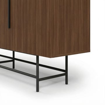 Truvia konsolipöytä 200x77,9x40 cm - Milano-pähkinä ja musta - Säilytys - Säilytyskalusteet - Senkki