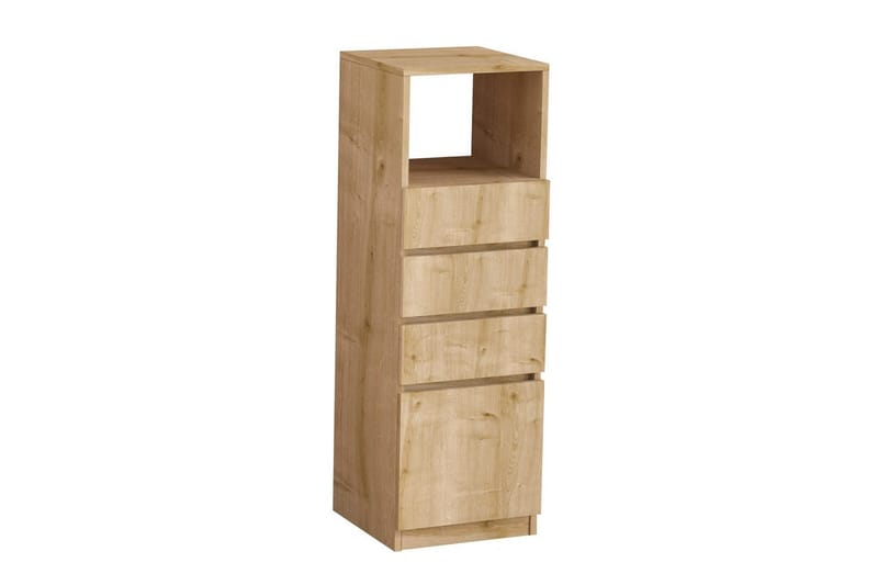Tyven lipasto 40 cm - Punertavanvärinen puu - Säilytys - Säilytyskalusteet - Lipasto