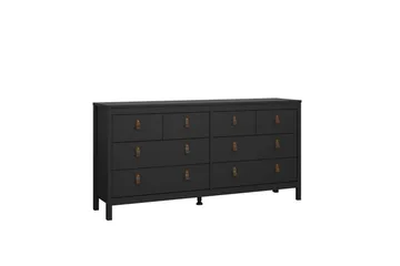 Vallvidera Lipasto 159,6 cm - Musta - Säilytys - Säilytyskalusteet - Lipasto