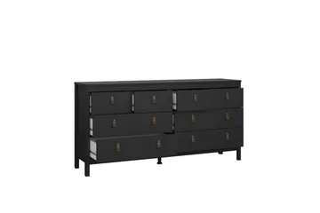 Vallvidera Lipasto 159,6 cm - Musta - Säilytys - Säilytyskalusteet - Lipasto