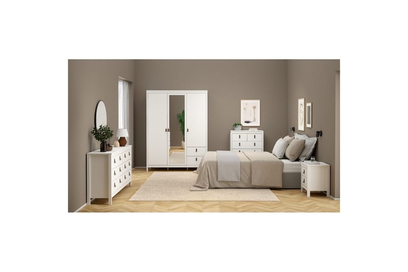 Vallvidera Lipasto 160 cm - Valkoinen - Säilytys - Säilytyskalusteet - Lipasto