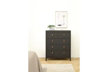 Vallvidera Lipasto 82,3 cm - Musta - Säilytys - Säilytyskalusteet - Lipasto