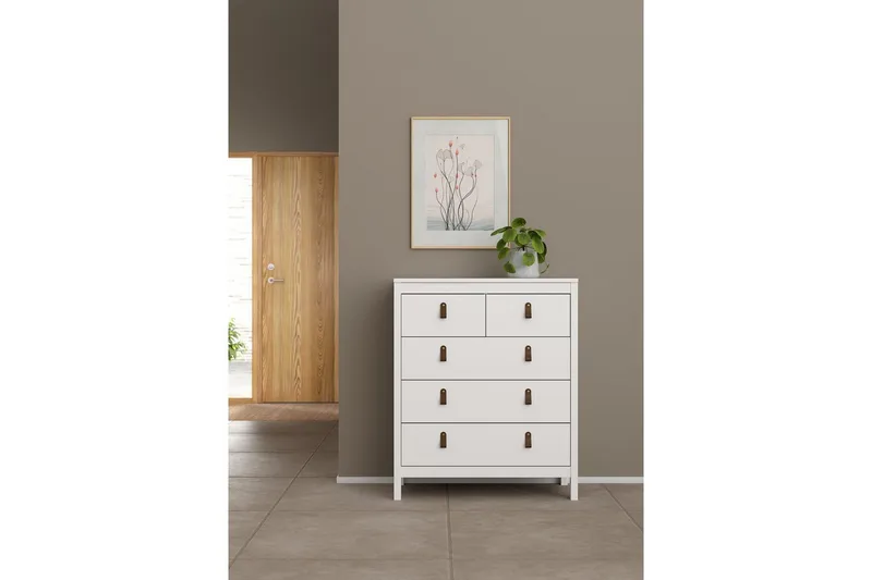 Vallvidera Lipasto 82 cm - Valkoinen - Säilytys - Säilytyskalusteet - Lipasto