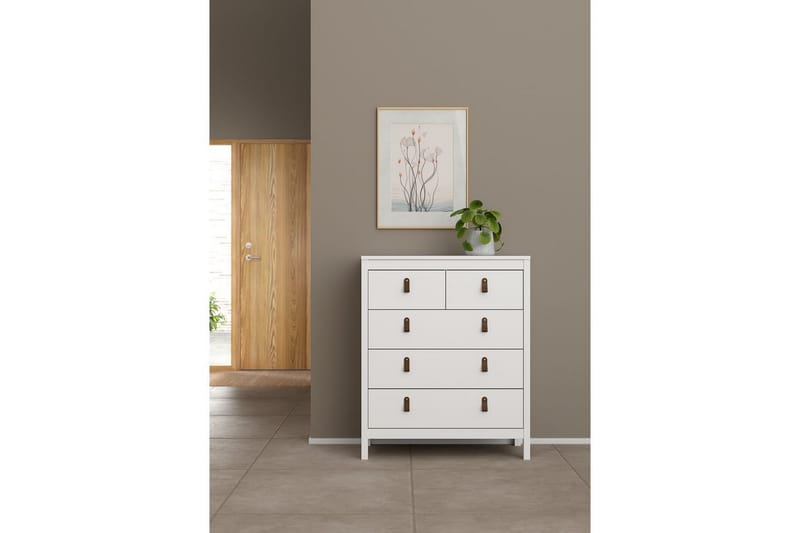 Vallvidera Lipasto 82 cm - Valkoinen - Säilytys - Säilytyskalusteet - Lipasto