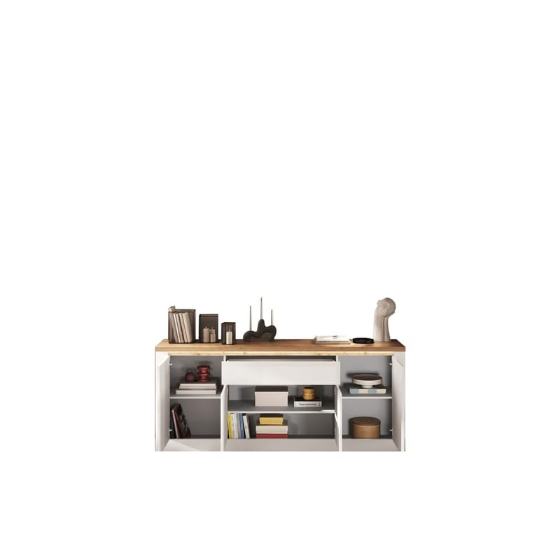 Vandesar Senkki 207 cm - Luonnollinen/Valkoinen - Säilytys - Säilytyskalusteet - Senkki