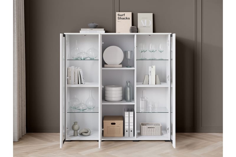 Vanha Highboard - Musta - Säilytys - Säilytyskalusteet - Senkki