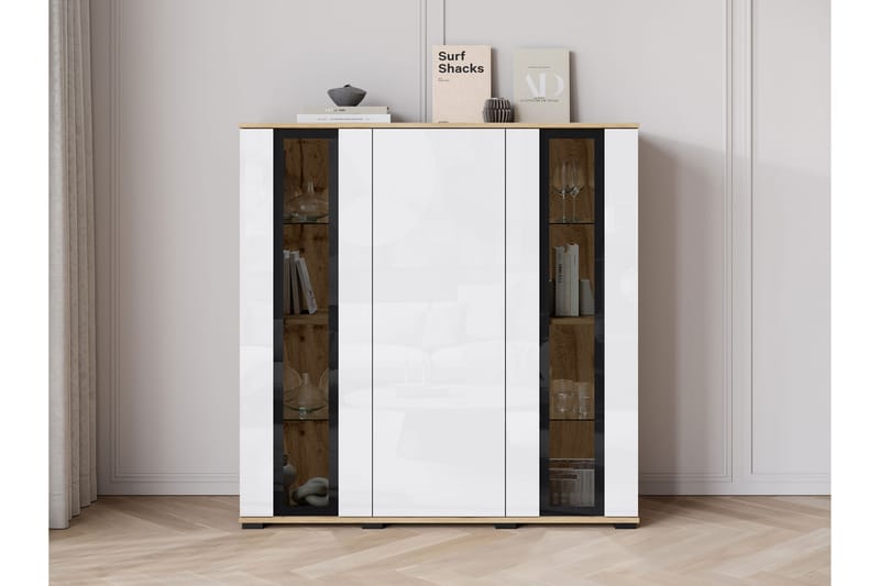 Vanha Highboard - Musta - Säilytys - Säilytyskalusteet - Senkki