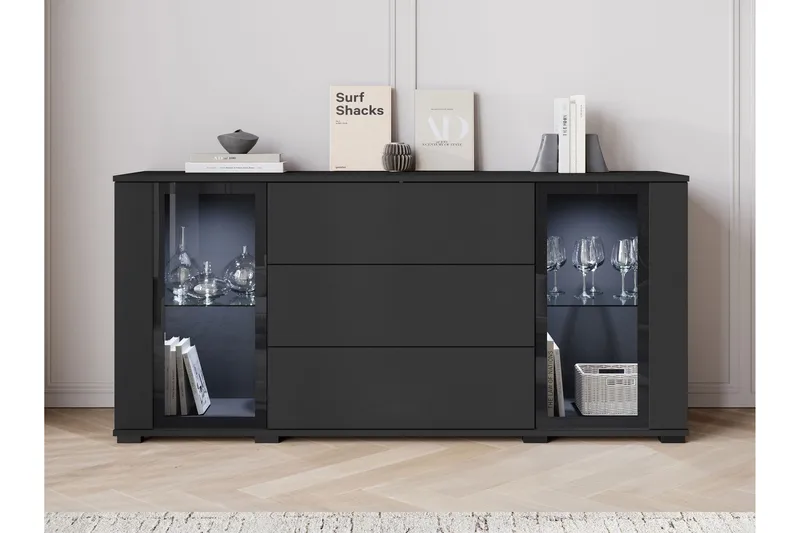 Vanha Senkki 150x40 cm, Ruskea/Valkoinen