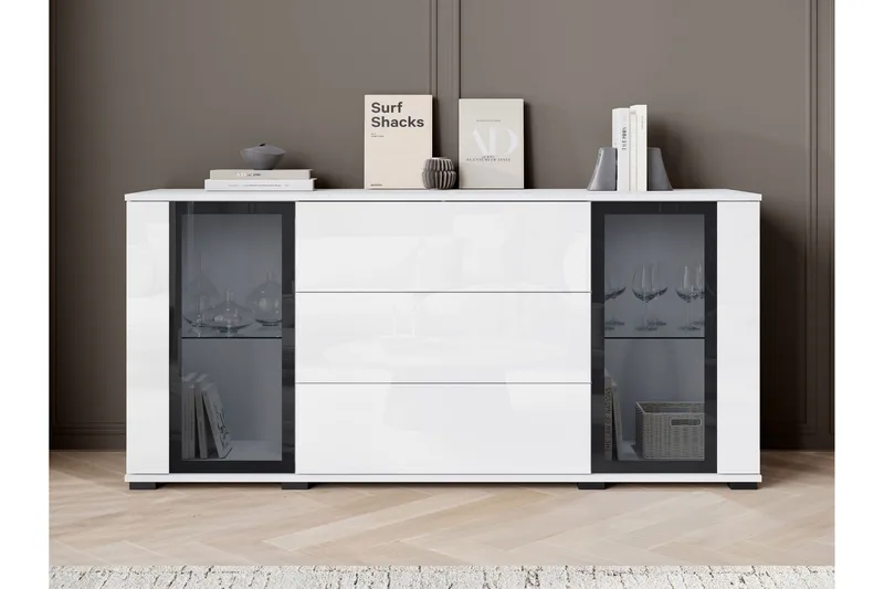 Vanha Senkki 150x40 cm, Valkoinen