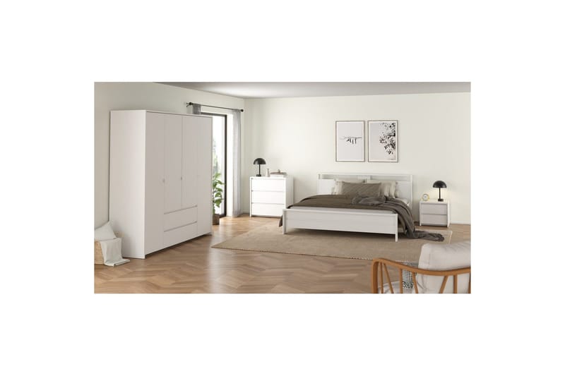 Varun Lipasto 80 cm - Valkoinen - Säilytys - Säilytyskalusteet - Lipasto