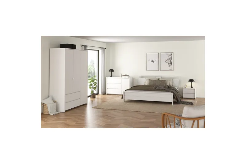 Varun Senkki 119x48 cm - Valkoinen - Säilytys - Säilytyskalusteet - Senkki