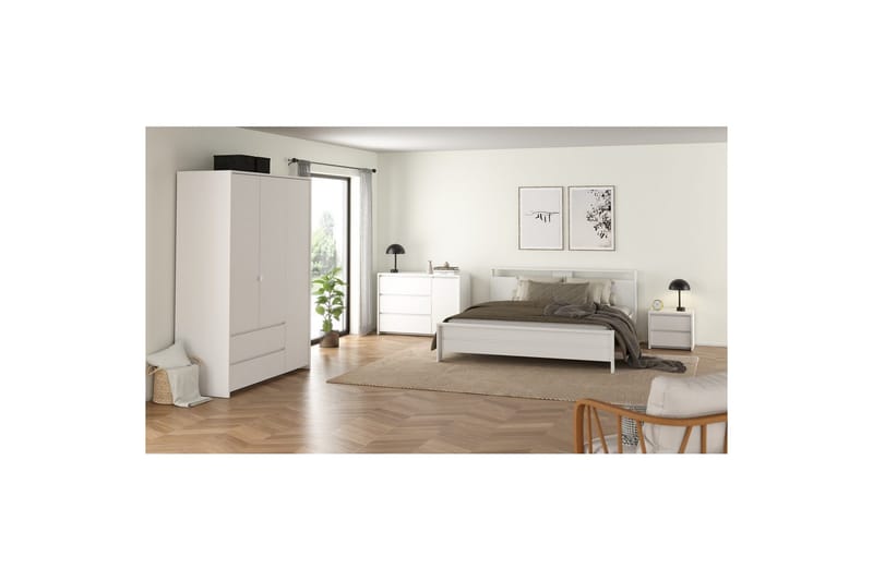 Varun Senkki 119x48 cm - Valkoinen - Säilytys - Säilytyskalusteet - Senkki