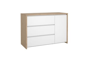 Varun Senkki 119x48 cm - Valkoinen/Luonnonväri - Säilytys - Säilytyskalusteet - Senkki