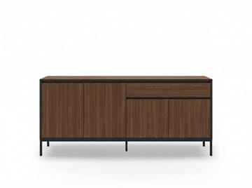Velar konsolipöytä 180x80x40 cm - Milano Walnut, Wood Black, Musta - Säilytys - Säilytyskalusteet - Senkki
