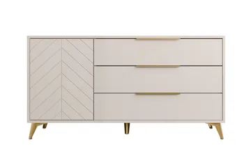 Vemdalen Lipasto 154 cm - Beige - Säilytys - Säilytyskalusteet - Lipasto