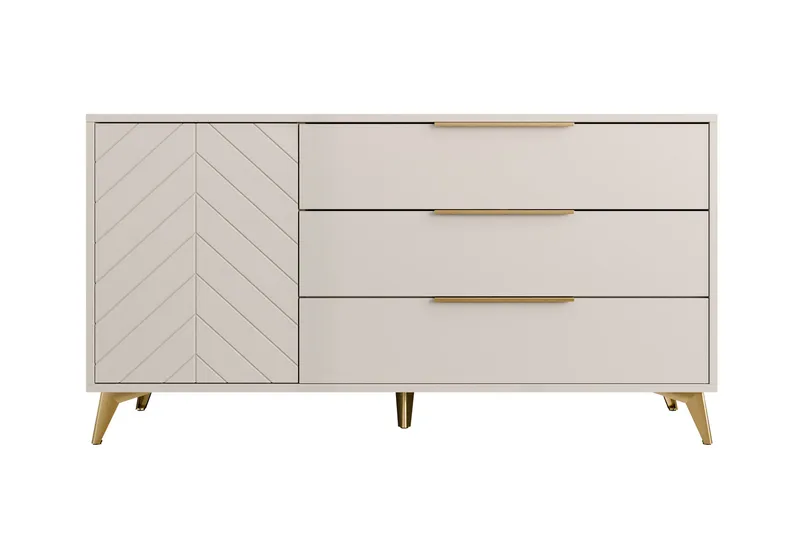 Vemdalen Lipasto 154 cm, Beige