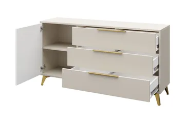 Vemdalen Lipasto 154 cm - Beige - Säilytys - Säilytyskalusteet - Lipasto