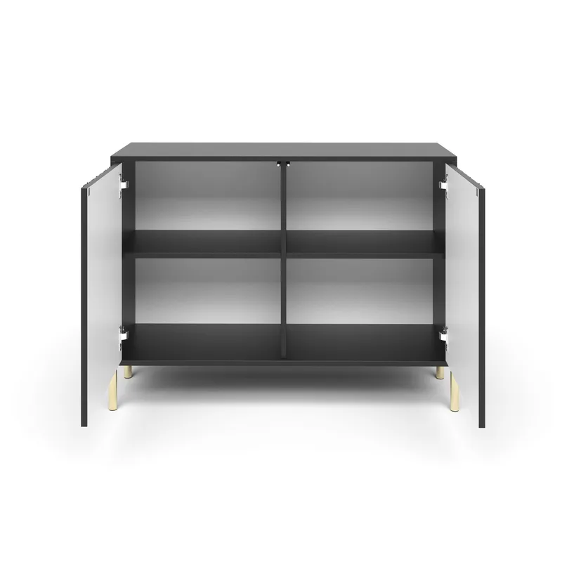 Virmani Lipasto 104 cm - Musta - Säilytys - Säilytyskalusteet - Lipasto