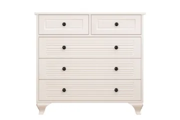 Vornrel Lipasto 90 cm - Matta Valkoinen - Säilytys - Säilytyskalusteet - Lipasto