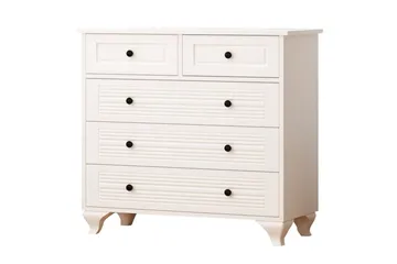 Vornrel Lipasto 90 cm - Matta Valkoinen - Säilytys - Säilytyskalusteet - Lipasto