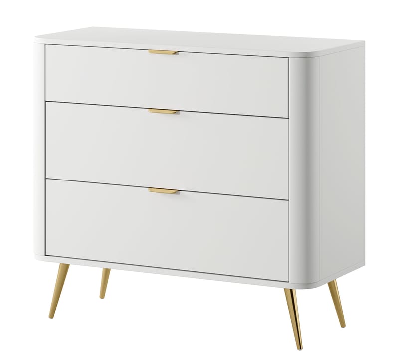 Walia Lipasto 93 cm - Valkoinen - Säilytys - Säilytyskalusteet - Lipasto
