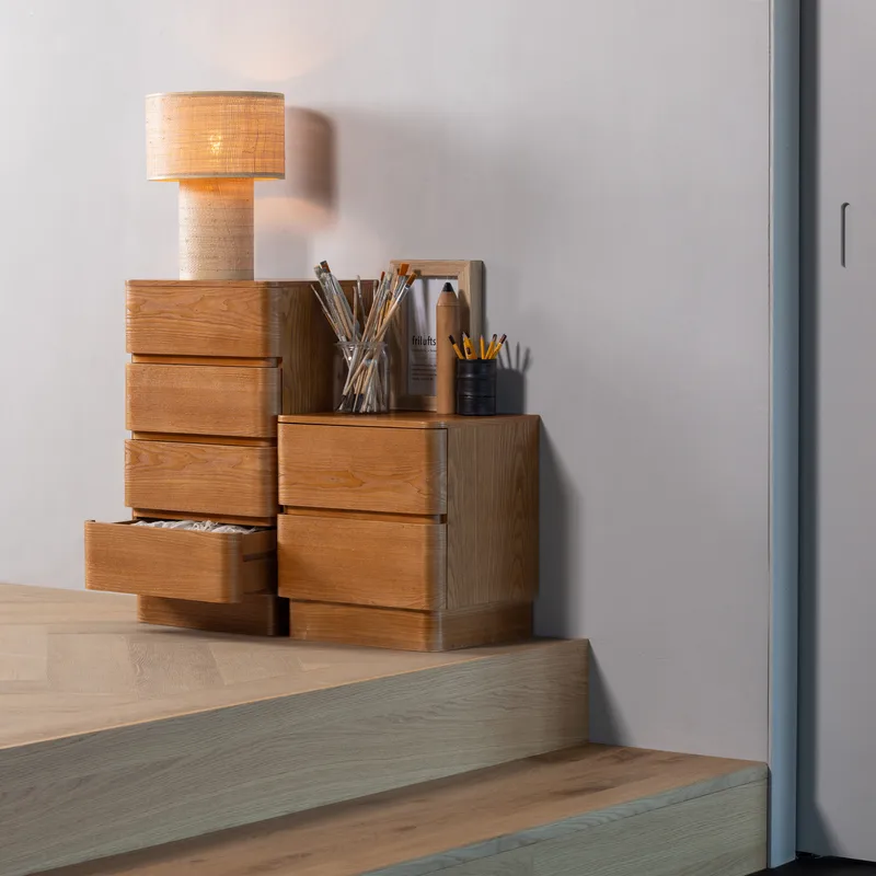 Yöpöytä Fejo 40 cm - Ruskea - Huonekalut - Pöytä & ruokailuryhmä - Apupöytä & sivupöytä - Yöpöytä