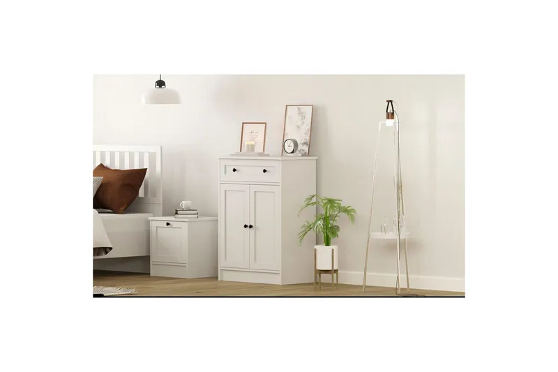 Zavira Lipasto 70 cm - Matta Valkoinen - Säilytys - Säilytyskalusteet - Lipasto