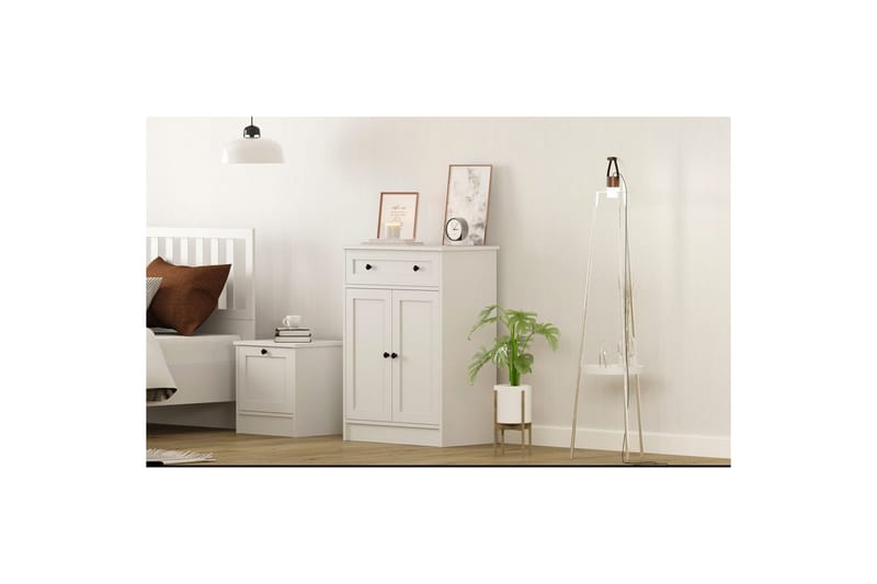 Zavira Lipasto 70 cm - Matta Valkoinen - Säilytys - Säilytyskalusteet - Lipasto