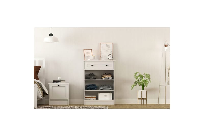 Zavira Lipasto 70 cm - Matta Valkoinen - Säilytys - Säilytyskalusteet - Lipasto