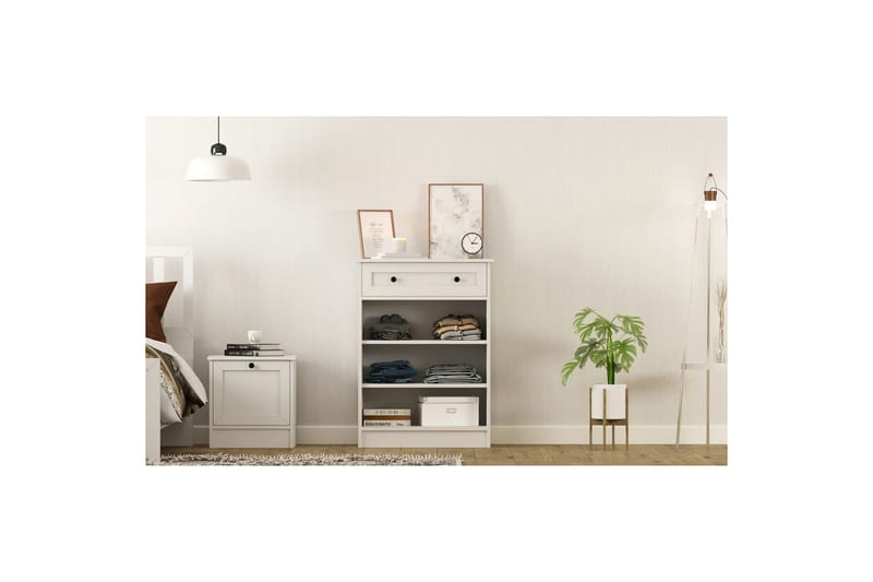 Zavira Lipasto 70 cm - Matta Valkoinen - Säilytys - Säilytyskalusteet - Lipasto