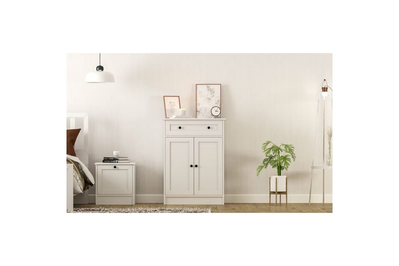 Zavira Lipasto 70 cm - Matta Valkoinen - Säilytys - Säilytyskalusteet - Lipasto