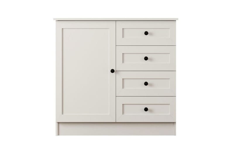 Zavira Lipasto 87 cm - Matta Valkoinen - Säilytys - Säilytyskalusteet - Lipasto