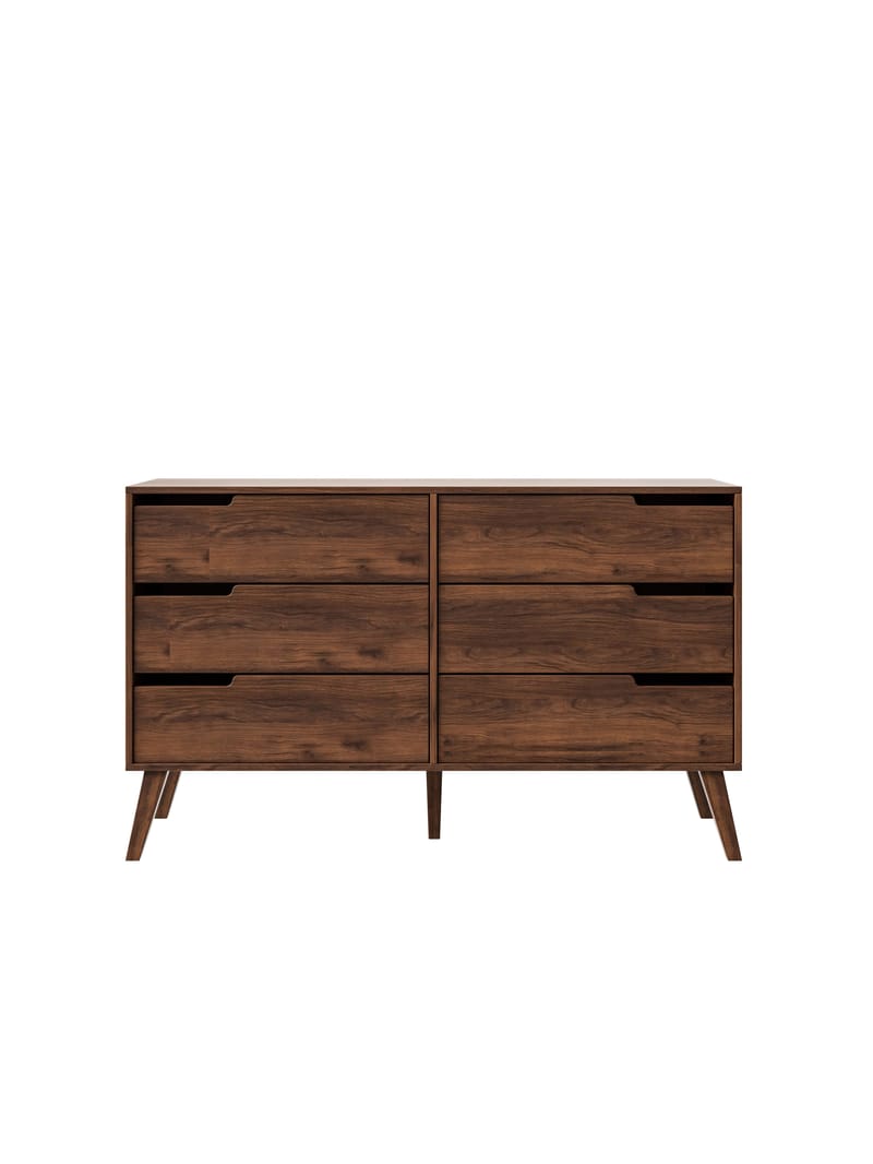 Zelto Lipasto 137 cm - Warmia-pähkinä - Säilytys - Säilytyskalusteet - Lipasto