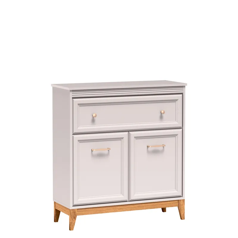 Zeylor-senkki 92 cm, beige, luonnontammen väriset jalat ja kullan-kuparin väriset vetimet