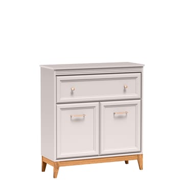 Zeylor-senkki 92 cm - beige/luonnontammen väriset jalat/kullan-kuparin väriset vetimet - Säilytys - Säilytyskalusteet - Senkki