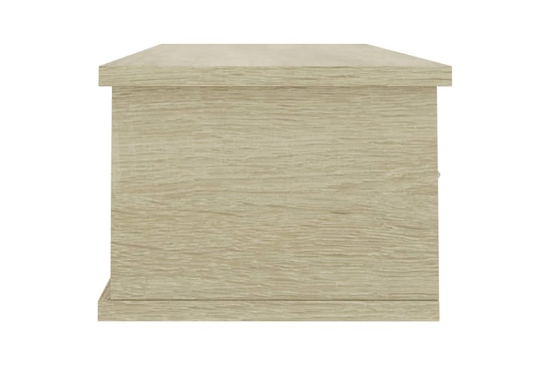 Seinälaatikkohylly Sonoma-tammi 90x26x18,5 cm lastulevy - Ruskea - Säilytys - Seinäsäilytys