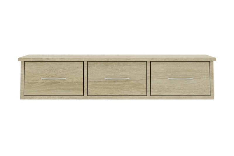 Seinälaatikkohylly Sonoma-tammi 90x26x18,5 cm lastulevy - Ruskea - Säilytys - Seinäsäilytys