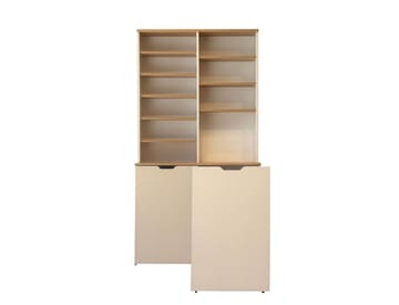 Sohvapöytä Homitis Flexa (100 x 190 x 45 cm) tammi/kermanvärinen - Huonekalut - Kalustesetit - Keittiön kalustesetit