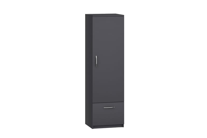 Kleoo vaatekaappi 50x187 cm antrasiitti - Hanah Home - Säilytys - Vaatesäilytys - Vaatekaappi