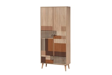 Bertoaria vaatekaappi 80x190 cm ruskea