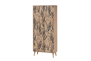 Bertoaria vaatekaappi 80x190 cm ruskea