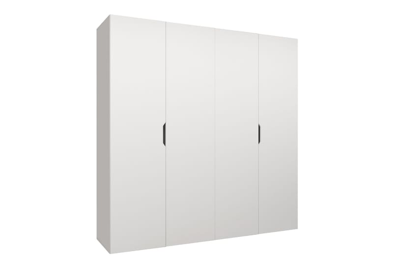 Abano vaatekaappi 52x202 cm maalattua puuta, Valkoinen