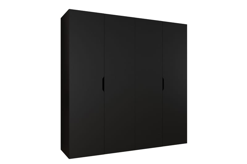 Abano Vaatekaappi 52x202 cm - Musta - Säilytys - Vaatesäilytys - Vaatekaappi