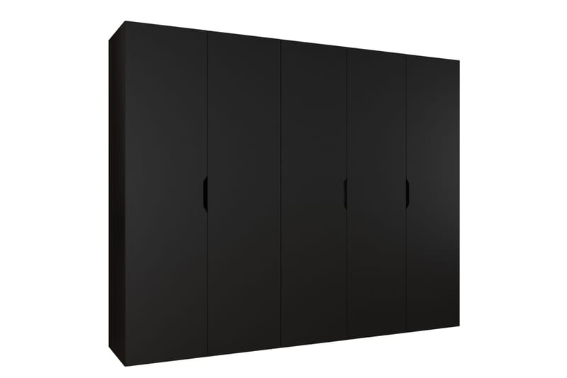 Abano Vaatekaappi 52x202 cm - Musta - Säilytys - Vaatesäilytys - Vaatekaappi